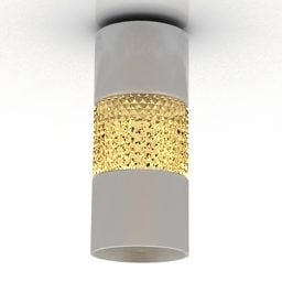Model 3d Lampu Silinder Luster