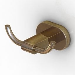 Brass Rack Handle 3d model