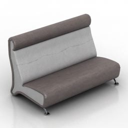 Sofa Vb Curved Edge 3d model