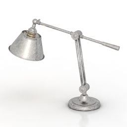 Ocelová stolní lampa Elena 3D model