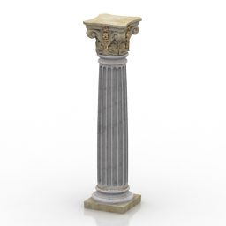 Rome Construction General Column 3d model