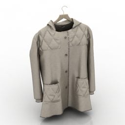 Model 3d Jaket Coat