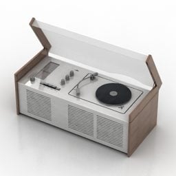 3д модель аудиоплеера Braun