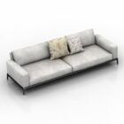 Fabric Sofa Wide Two Seaters