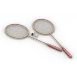 Model 3D sprzętu do badmintona