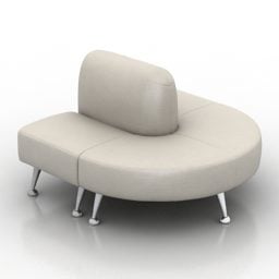 Soffa Lounge Möbler 3d-modell