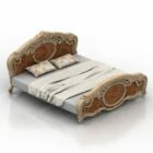 Romantic Bed Classic Carved