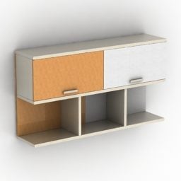 Makuuhuone Moderni Hylly Modex 3D-malli