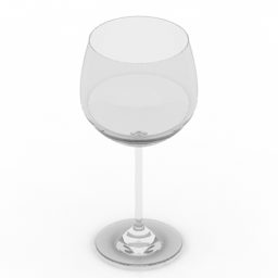 Enkelt glass servise 3d-modell