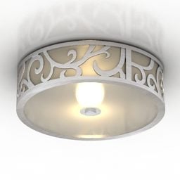 Luster Circle Carved Shade