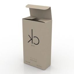 Caja de perfumes ck modelo 3d