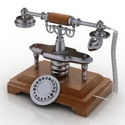 美しい電話レトロクラシック3Dモデル