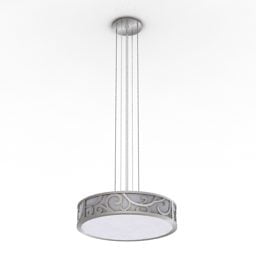 Ceiling Lamp Drop Diamond Style 3d model