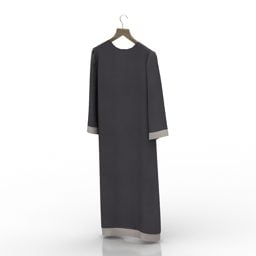 Φόρεμα Black Textiles 3d μοντέλο