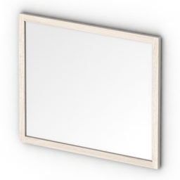 3д модель современного квадратного зеркала Ikea