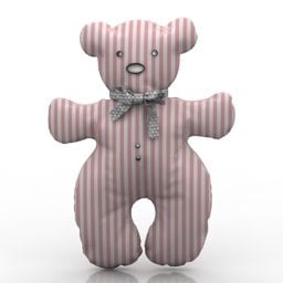 مدل سه بعدی خرس اسباب بازی پر شده