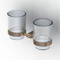 Sanitair dubbel cilinderrek 3D-model