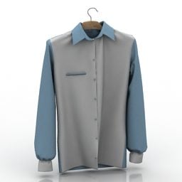 Camicia da uomo Abbigliamento modello 3d