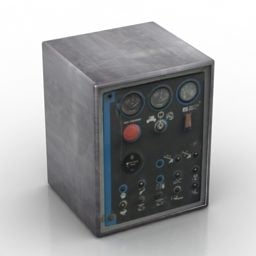 Vintage Remote Control Device 3d model