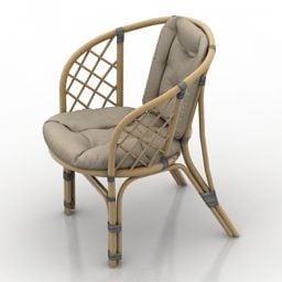 Крісло Bamboo Frame 3d модель