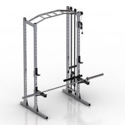 Gym Power Rack Equipment 3d model