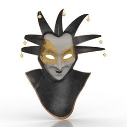 Joker maska ​​dekorace 3D model