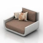 Fauteuil Tuliss Curved Pad