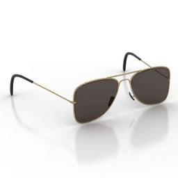 Solbriller Svart 3d-modell