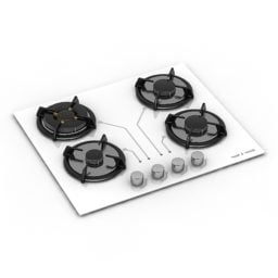 Model 3D kuchenki gazowej Ghauer