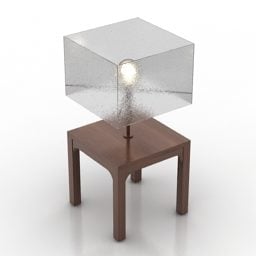 3д модель настольной лампы Kokeshi
