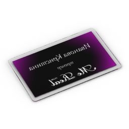 Badge Card 3d-modell