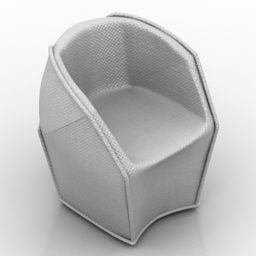 نموذج كرسي بوليجون ماساس ثلاثي الأبعاد