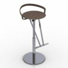 Modern Bar Chair Steel Leg