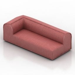 Sofa Moroso Upholstered Smooth Edge 3d model