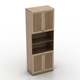 Locker Wardrobe Shelf Combine 3d model