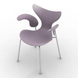 Modernism Coffee Armchair Office Furniture 3d model