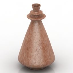 Terracotta Vase Sara 3d model