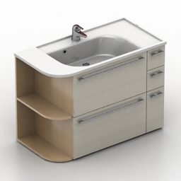 Modern Wash Basin Ravak 3d model