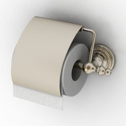 WC-paperiteline 3d-malli