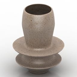 Art Vase Sculpture 3d model