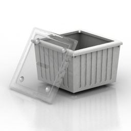 Box Ikea Plast 3d-modell