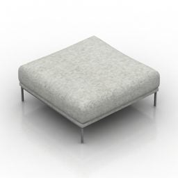 Pad Seat With Leg 3d model