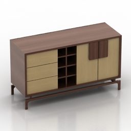3д модель шкафчика Elegant Design