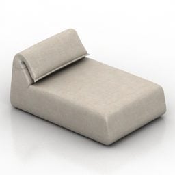 Sofa Lounge Low Back 3d model