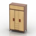 Wardrobe Two Door With Drawer