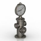 Reloj Hidrante Estilo Industrial