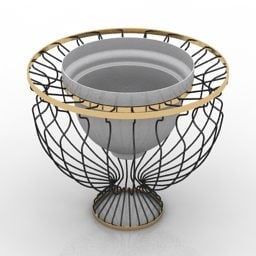 Model 3D drucianej ramy wazonu