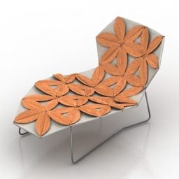 Krzesło Lounge Dekoracyjny model 3D