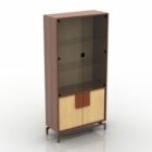 Locker With Glass Door And Drawer