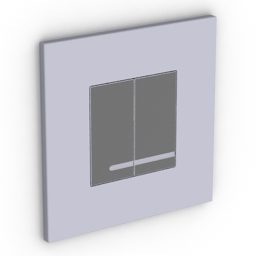 Changer de rectangle minimaliste modèle 3D